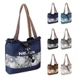 Drawstring Canvas Bucket Shoulder Bag W/ Magnetic Snap | https://www.bestnamebadges.com