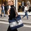 Drawstring Canvas Bucket Shoulder Bag W/ Magnetic Snap | https://www.bestnamebadges.com