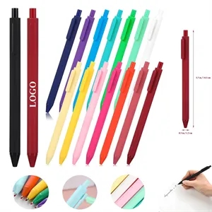 Retractable Soft Touch Gel Pen