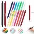Retractable Soft Touch Gel Pen | https://www.bestnamebadges.com