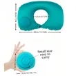 Inflatable Travel Neck Support Pillow | https://www.bestnamebadges.com