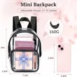 Clear PVC Stadium Backpack | https://www.bestnamebadges.com