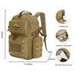 25L Water-Resistant Tactical Backpack For Travel | https://www.bestnamebadges.com