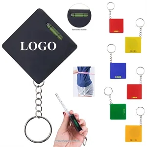 Keyring Tape Measure Spirit Level Tool