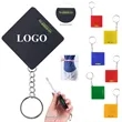 Keyring Tape Measure Spirit Level Tool | https://www.bestnamebadges.com