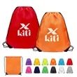 13.4"x16.5" Polyester Sports Drawstring Backpack Cinch Bag | https://www.bestnamebadges.com
