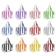 Clear PVC Travel Toiletry Bag With Handle | https://www.bestnamebadges.com