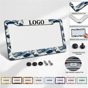 Personalized License Plate Frames
