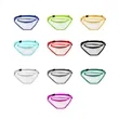 Stadium Approved Clear Fanny Pack W/ Zipper | https://www.bestnamebadges.com