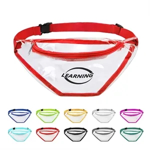 Stadium Approved Clear Fanny Pack W/ Zipper