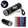 Mini UV Flashlight Aluminum Portable Detection Light | https://www.bestnamebadges.com