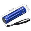 Mini UV Flashlight Aluminum Portable Detection Light | https://www.bestnamebadges.com