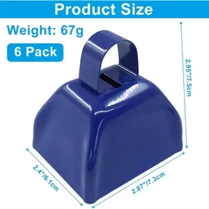 Wrist Strap Cowbell Iron Craft Cheer Bell