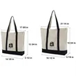 Canvas Tote Bag with Handles | https://www.bestnamebadges.com