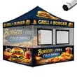 Custom Food Concession Canopy Tent Package | https://www.bestnamebadges.com