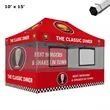 Custom Food Concession Canopy Tent Package | https://www.bestnamebadges.com