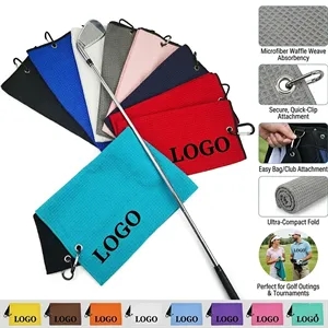 Microfiber Fabric Clip Golf Towels