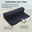 Microfiber Fabric Clip Golf Towels | https://www.bestnamebadges.com