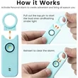 Personal Safety Alarm Keychain | https://www.bestnamebadges.com