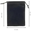 Velvet Drawstring Jewelry Pouches | https://www.bestnamebadges.com