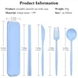 Reusable Plastic Utensils Sets | https://www.bestnamebadges.com