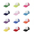 5 Panel Two Tone Mesh Back Trucker Cap | https://www.bestnamebadges.com