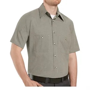 Red Kap Men's Tall Premium Short Sleeve Work Shirt - SP20T
