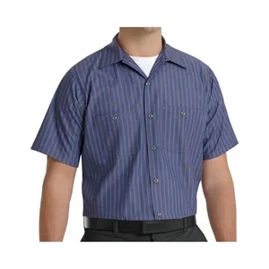 Red Kap Men's Industrial Short Sleeve Work Shirt - SP24