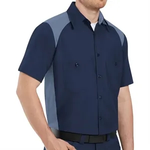 Red Kap Men's Tall Short Sleeve Motorsports Shirt - SP28T