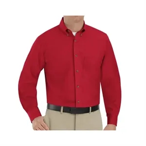 Red Kap Men's Poplin Dress Shirt - SP90