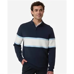 Swannies Men's Owen Quarter-Zip Colorblock Pullover - SWO...