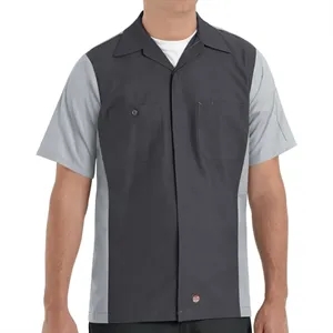 Red Kap Men's Tall Short Sleeve Automotive Crew Shirt - S...