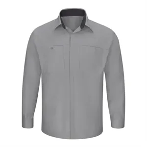 Red Kap Men's Tall Performance Plus Long Sleeve Shirt Wit...