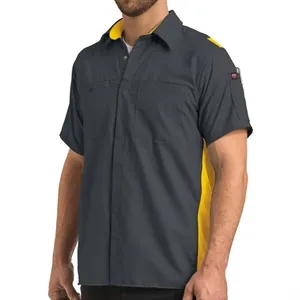 Red Kap Men's Performance Plus Short Sleeve Shirt With Oi...