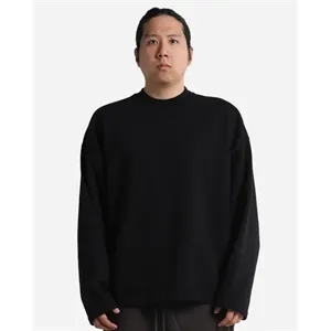 Shaka Wear Unisex Garment-Dyed Terry Long Sleeve T-Shirt ...