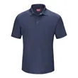 Red Kap Men's Performance Knit Gripper-Front Polo - SK74 | https://www.bestnamebadges.com