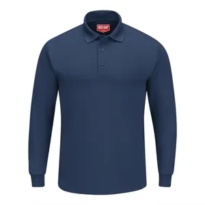 Red Kap Men's Long Sleeve Performance Knit Polo - SK6L