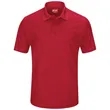 Red Kap Men's Short Sleeve Performance Knit Pocketless Co... | https://www.bestnamebadges.com
