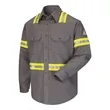 Bulwark Men's Enhanced Visibility Uniform Shirt - SLDT | https://www.bestnamebadges.com