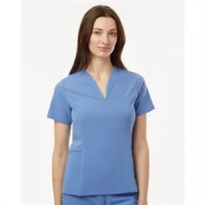 Jaanuu Women's Calix Fit & Flare Scrub V-Neck Top - W10003