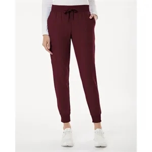 Jaanuu Women's Petite Sizes Silex Knit-Waist Scrub Jogger...