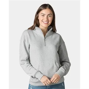 MV Sport Women's Cloud Fleece Quarter-Zip Sweatshirt - W2...