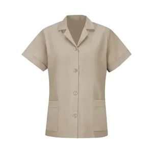 Red Kap Women's Loose Fit Short Sleeve Button Smock - TP23