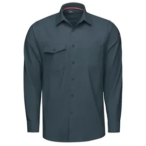 Red Kap Men's Cooling Long Sleeve Work Shirt - TSM4