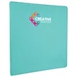 10 1/2"x11 1/2" Teal Leatherette 3 Ring Binder | https://www.bestnamebadges.com