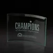 Chronicle Large Jade Glass Award | https://www.bestnamebadges.com