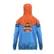 Custom Sports Warm Up Jacket With Hood | https://www.bestnamebadges.com