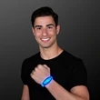 Steady LED Illumination Stretch Bracelet | https://www.bestnamebadges.com