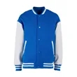 Custom Cotton Varsity Letterman Jacket With Pique Mesh | https://www.bestnamebadges.com