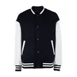 Custom Cotton Varsity Letterman Jacket With Pique Mesh | https://www.bestnamebadges.com